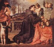 PEREDA, Antonio de St Anthony of Padua with Christ Child af Sweden oil painting artist